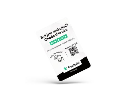 NFC karta - recenze TrustPilot