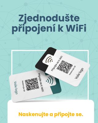 Chcete zákazníkům zjednodušit připojení k WiFi 📶 Stačí naskenovat QR kód a je připojeno. Ideální řešení pro restaurace,...