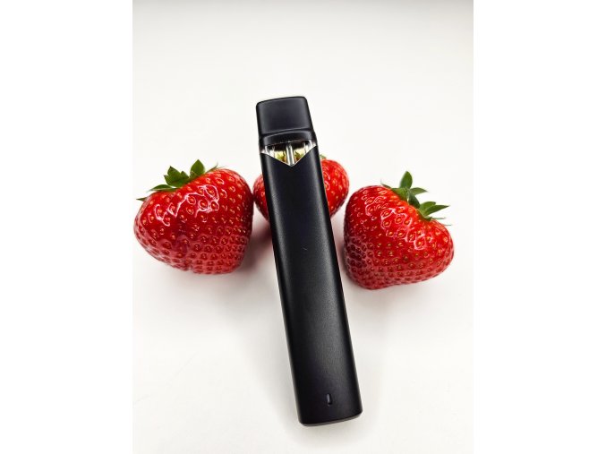 CBD Vape Jahoda jednorazove vaporizacni pero HodsedokliduCZ