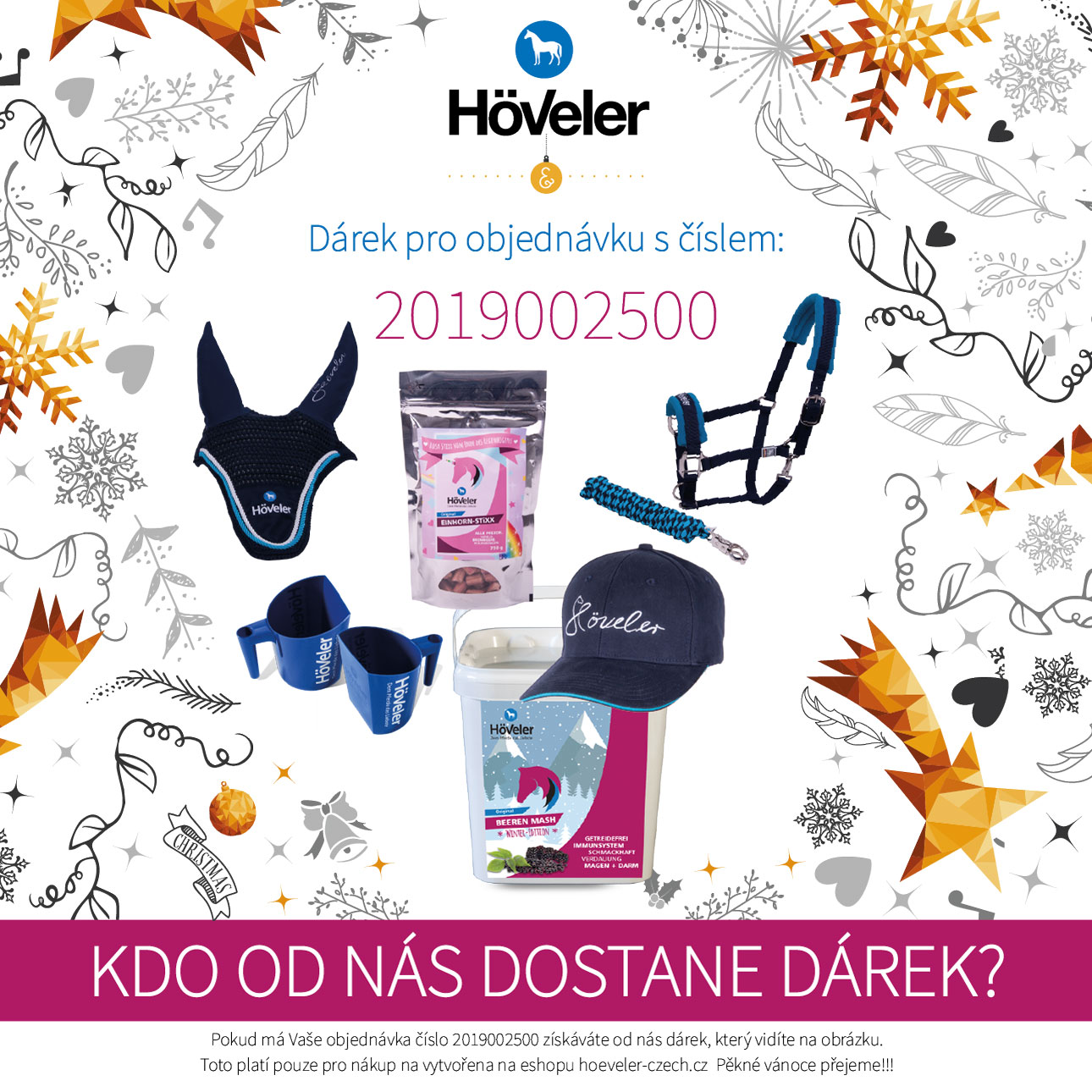 Dárek k objednávce s číslem 2019002500