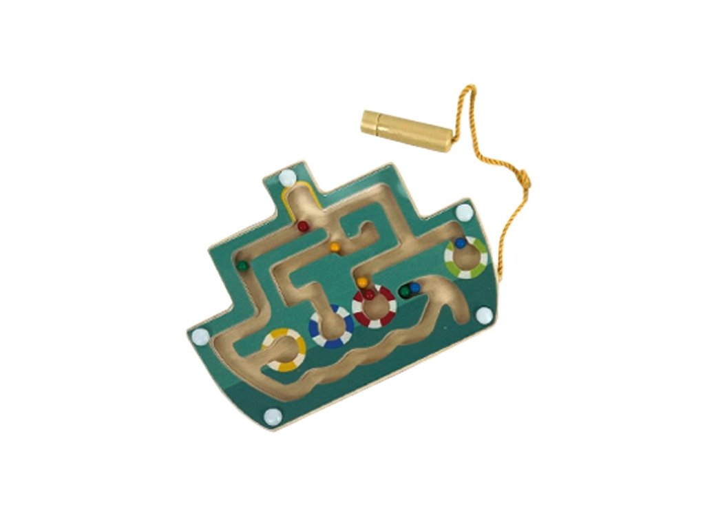 BJ911 LOD magnetick%C3%BD%20labyrint%20Tyrkysov%C3%A1%20lo%C4%8F