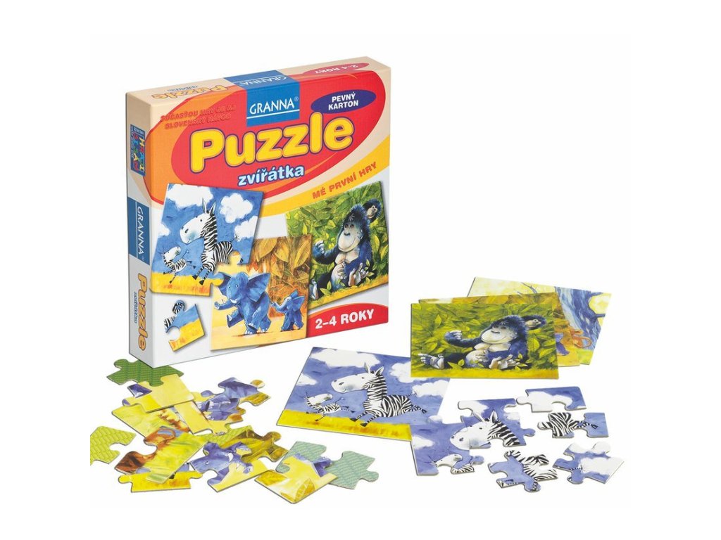 puzzle zviratka hra
