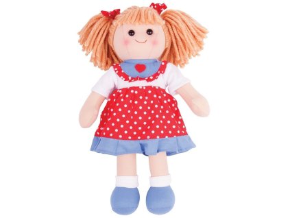 Bigjigs Toys Látková panenka Emily 34 cm