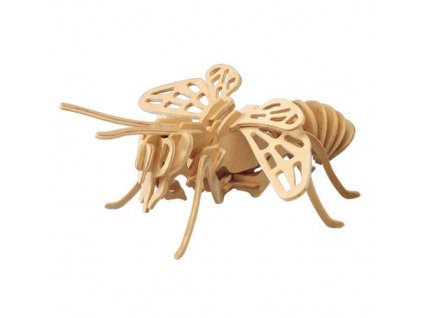 Woodcraft Dřevěné 3D puzzle včela