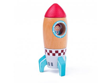 Bigjigs Toys Dřevěná raketa