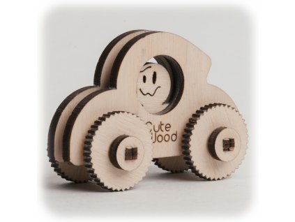 CuteWood Dřevěné 3D puzzle Mini-brouk