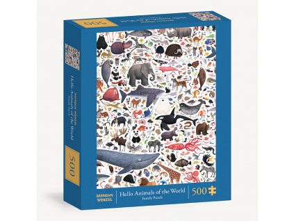 Chronicle Books Puzzle Ahoj zvířata světa 500 dílků