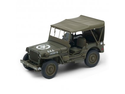 Welly Jeep Willys MB (1941) 1:18 se střechou