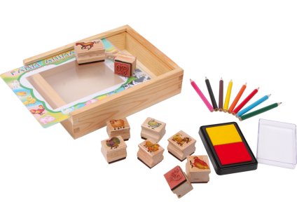 1478 stempel set farmtiere b