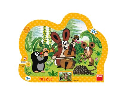 Dino Puzzle Krtek muzikant