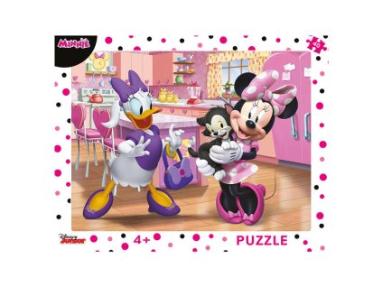 Dino Puzzle Růžová Minnie 40 dílků