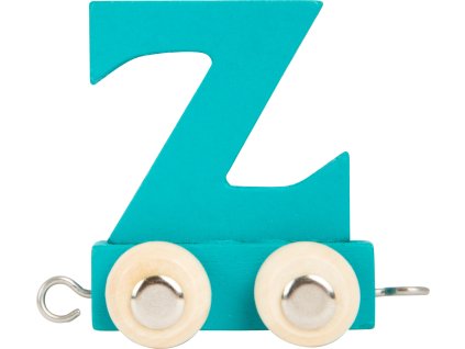 small foot Dřevěný vláček barevná abeceda písmeno Z