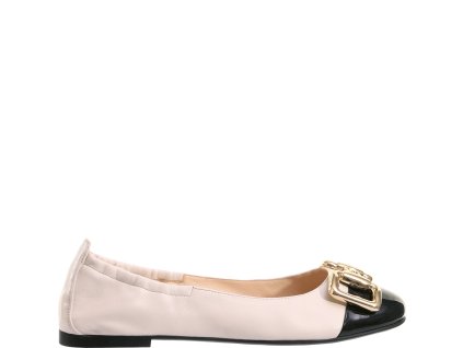 Dámské balerínky Högl COLETTE 7-100534-1201 creme/black (Barva krémová, Velikost 39)