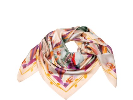 Dámský šátek Högl KARREE EXOTIC BIRD 1-152060-9900