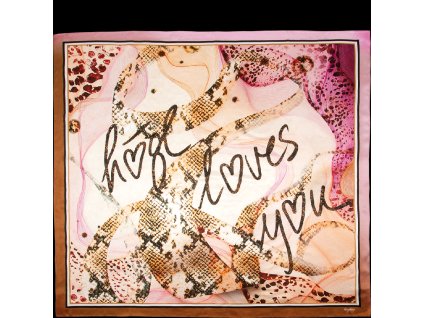 Dámský šátek Högl KARREE BOHO BLOOM 1-152030-9900