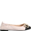 Dámské balerínky Högl COLETTE 7-100534-1201 creme/black (Barva krémová, Velikost 39)