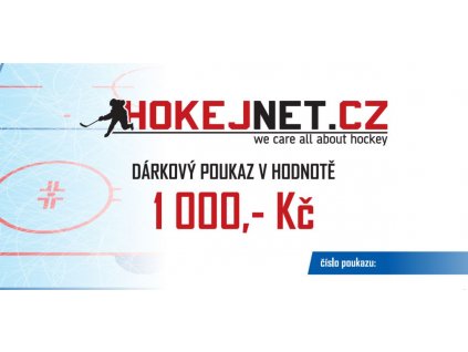 Dárkový poukaz HOKEJNET.CZ
