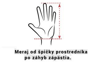 ako zmerat velkost rukavic na hokej