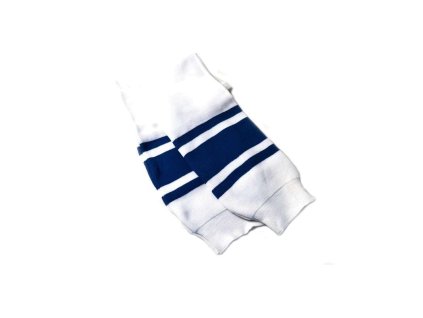 hokejove stuplne biele s modrými pásmi