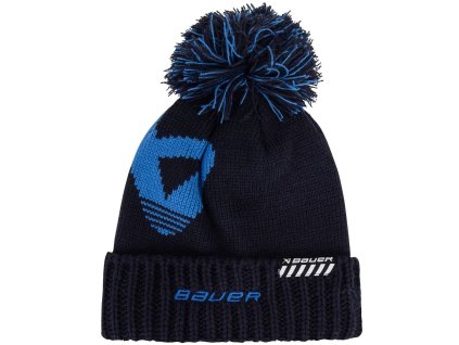 Zimná čiapka Bauer 2Tone Knit Pom blue