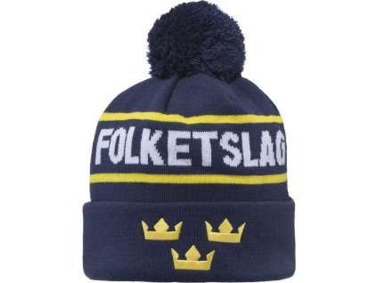 Zimná čiapka CCM Sweden Flag Pom Knit