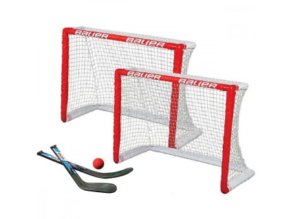 Bauer Twin Knee Hockey Goal set
