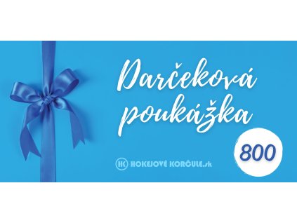 darcekova poukazka 800 euro