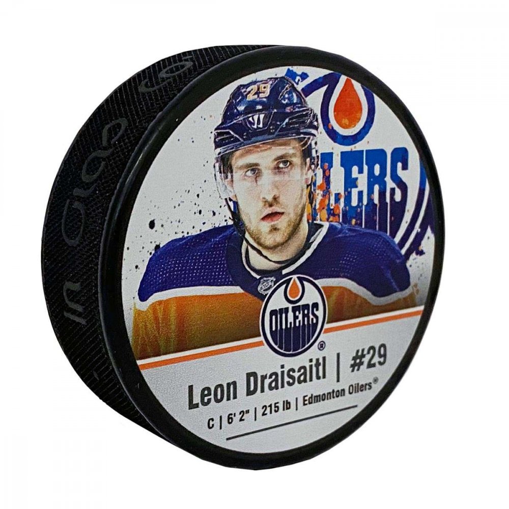 Puk suvenír InGlasco NHL Nhl: EDM Leon Draisaitl #29