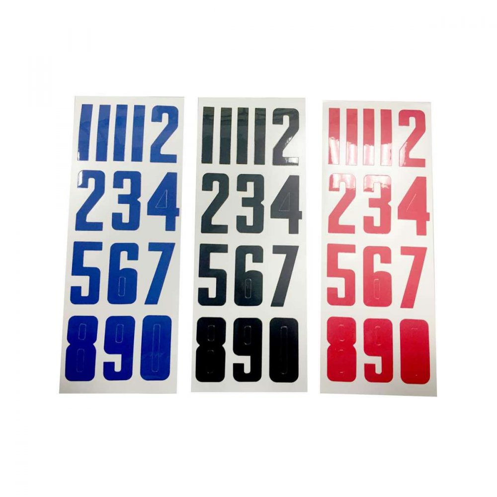 Čísla na prilbu Bauer Farba: čierna