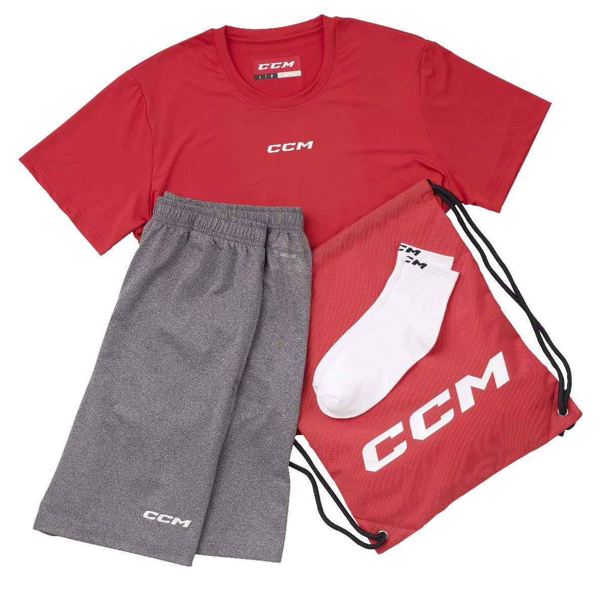 Tréningový textil CCM Dryland Sr Farba: červená, Veľkosť: M