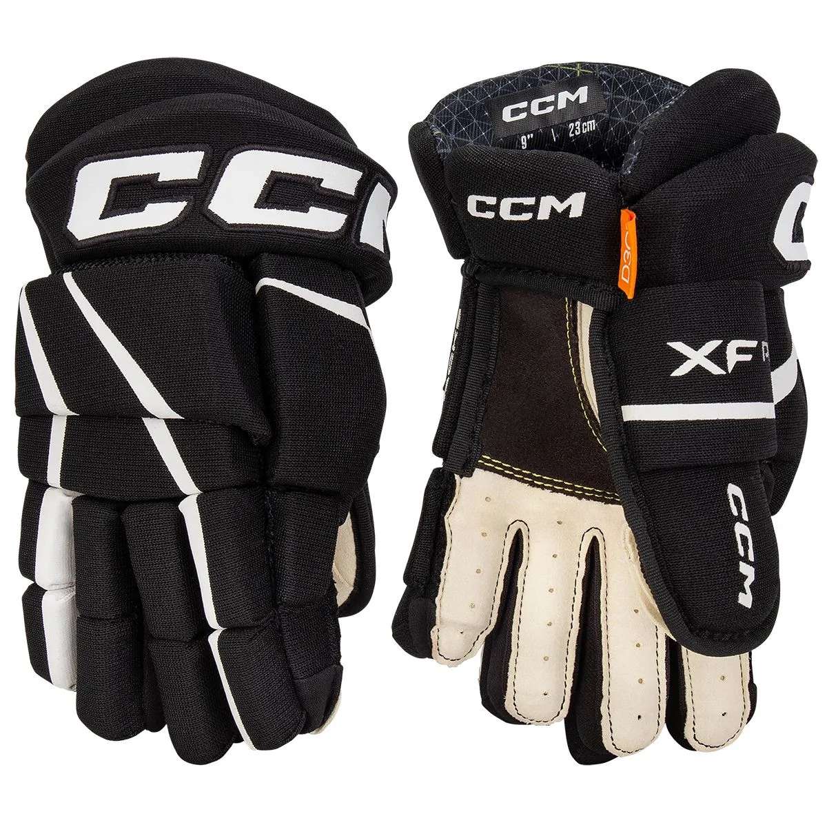 Detské rukavice CCM Tacks XF Pro Yth Farba: čierna, Veľkosť rukavice: 9"