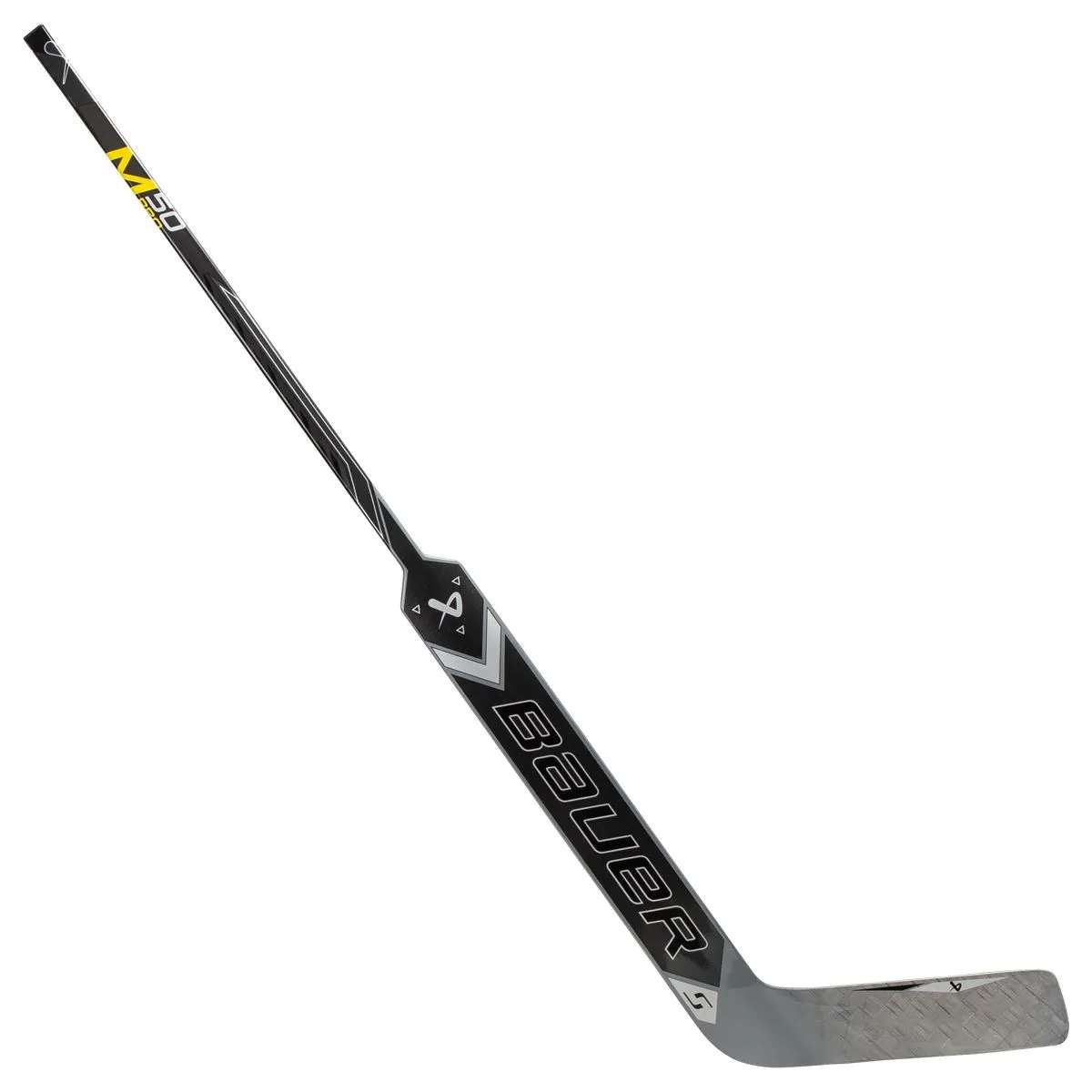 Brankárska hokejka Bauer Supreme M50 Pro Sr Farba: strieborná, Veľkosť brankárska hokejka: 25", Strana brankár: Pravá (opačné garde)