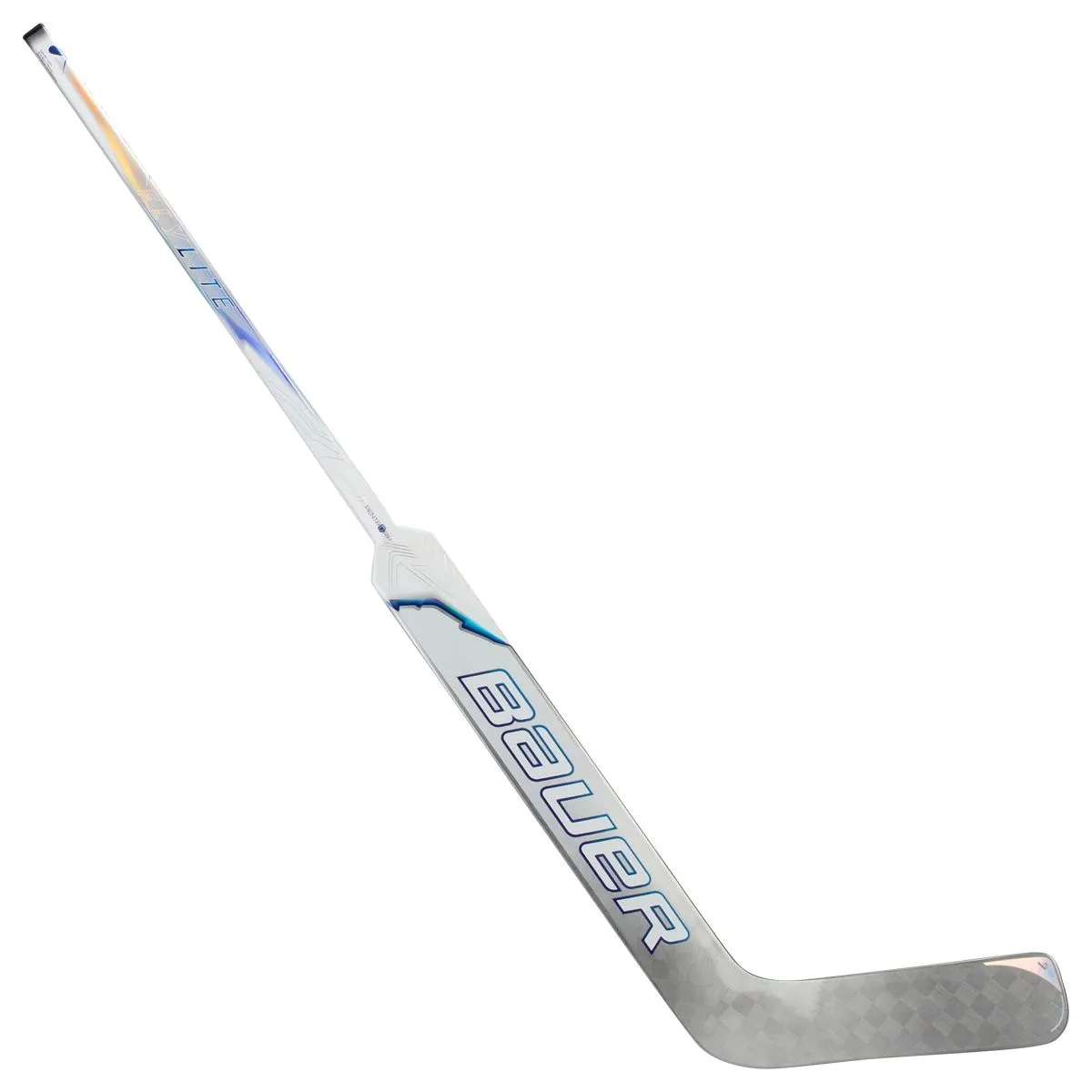 Brankárska hokejka Bauer Vapor FlyLite Sr Farba: bielo/strieborná, Veľkosť brankárska hokejka: 25", Strana brankár: Pravá (opačné garde)