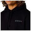 mikina CCM Casual Hood čierna