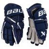 Hokejové rukavice Bauer Supreme Mach Intermediate navy modra
