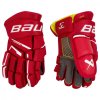 Hokejové rukavice Bauer Supreme M3 Junior cervena