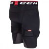 Krátke nohavice so suspenzorom CCM Compression Jock Shorts Junior