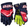 juniorské hokejové rukavice Bauer Vapor Fly40 JR navy modro červené