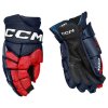Hokejové rukavice CCM Jetspeed FT8 Pro navy red white