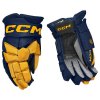 Hokejové rukavice CCM Jetspeed FT8 navy modro žltá