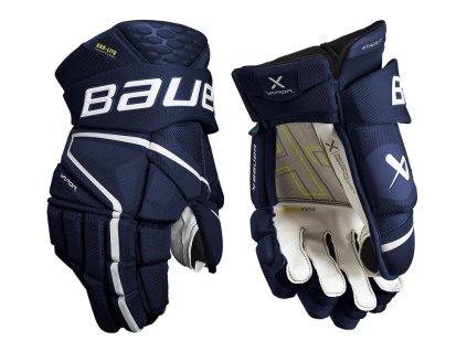 Hokejové rukavice BAUER S22 Vapor HYPERLITE Intermediate (Zvoliť   12" Black Red)