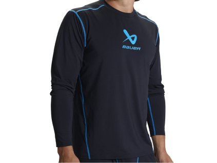 Ribano S22 BAUER Basic BL LS Top Junior (Zvoliť   veľkosť S)