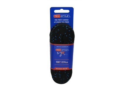 Hokejové šnúrky TEXSTYLE Double XL 2000 čierne (Zvoliť   čierna 108")