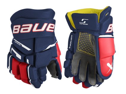 Hokejové rukavice BAUER S23 SUPREME M3 Junior (Zvoliť   10" Black)