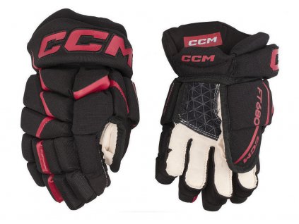 HOKEJOVÉ RUKAVICE CCM JETSPEED ​​680 SENIOR BLK-RED