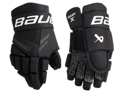 Hokejové rukavice BAUER S24 X SENIOR (Zvoliť   14" Black White)