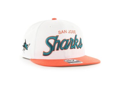 Šiltovka ´47 SCRIPT SIDE TWO TONE San Jose Sharks