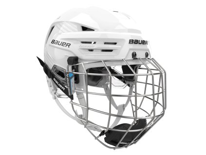 Hokejová prilba Bauer RE-AKT 90 Combo (Zvoliť   L White)