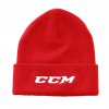 Zimná čiapka CCM Team Cuffed Beanie Red