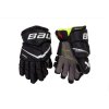 Hokejové rukavice BAUER S25 VAPOR FLYPRO JUNIOR (Zvoliť   10" Black Red)